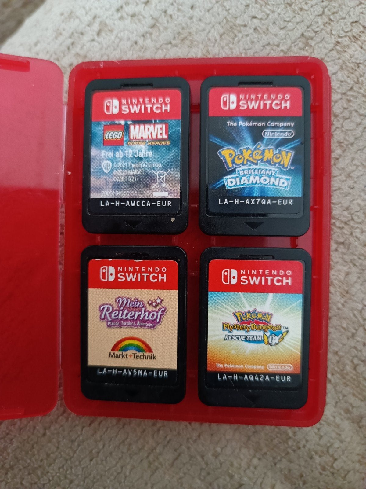 4 spellen Pokemon briliant diamond & Pokemon mystery d, Spelcomputers en Games, Games | Nintendo Switch, Avontuur en Actie, 1 speler