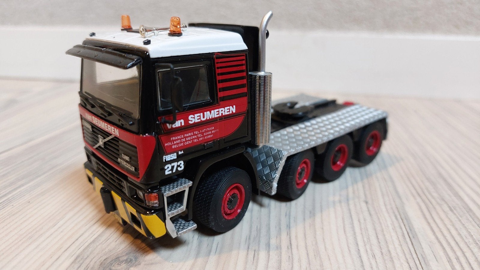 Wsi Terberg F2000 Van Seumeren Mammoet 8x4 Zwaartransport, Ophalen of Verzenden, Zo goed als nieuw, Bus of Vrachtwagen, Wsi