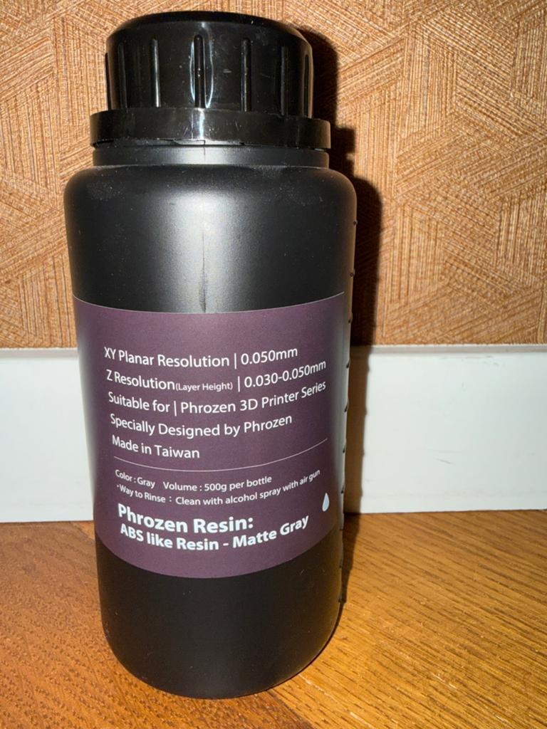 Phrozen Resin: ABS-achtige Hars - Matgrijs (500g), Computers en Software, 3D-printerbenodigheden, Nieuw, Resin/hars, Ophalen of Verzenden