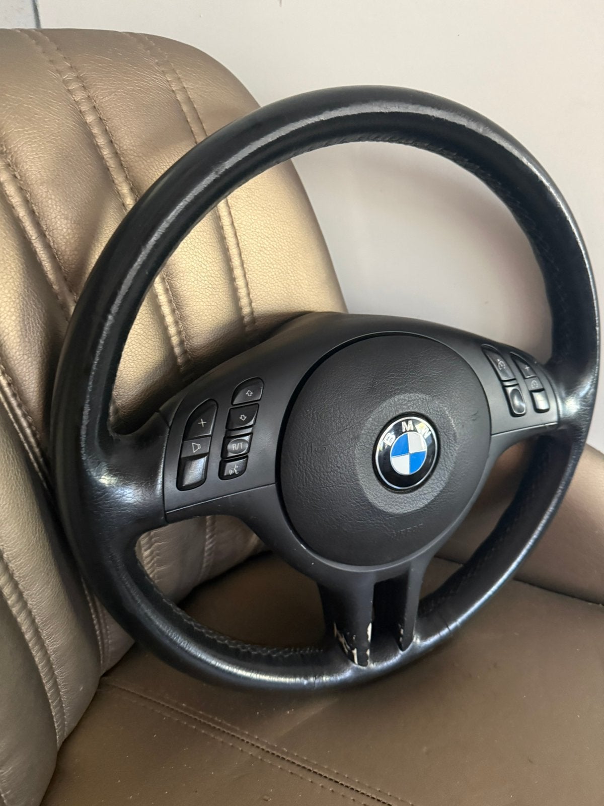 BMW E39  E46 E53 E83 leder stuur wiel  orgigineel