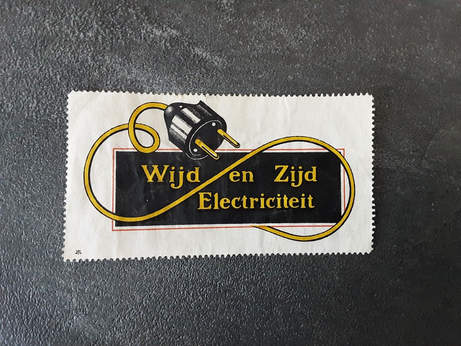 Sluitzegel wijd en zijd electriciteit, Verzamelen, Ophalen of Verzenden