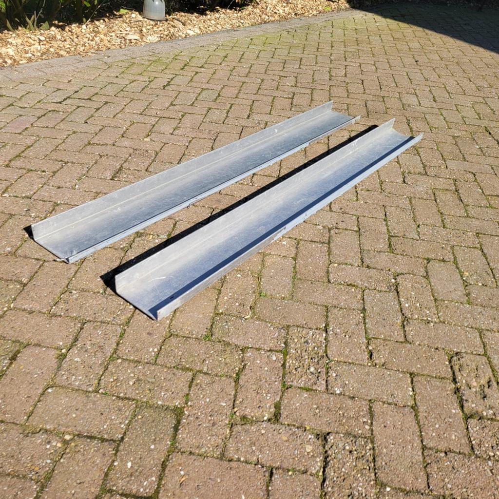 Aluminium oprijplaten 180 cm set, Ophalen of Verzenden