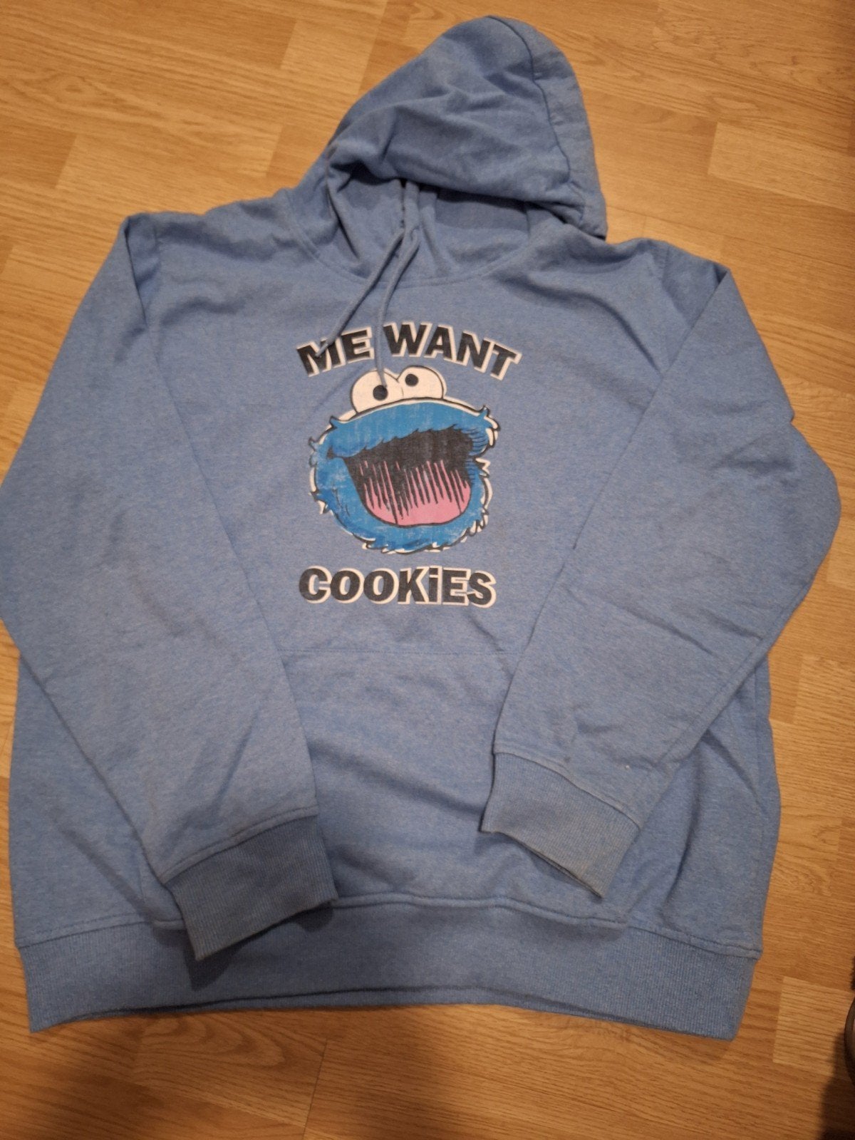 Sesamstraat Koekiemonster hoodie XXL, Ophalen of Verzenden, Gedragen, Sesame Street
