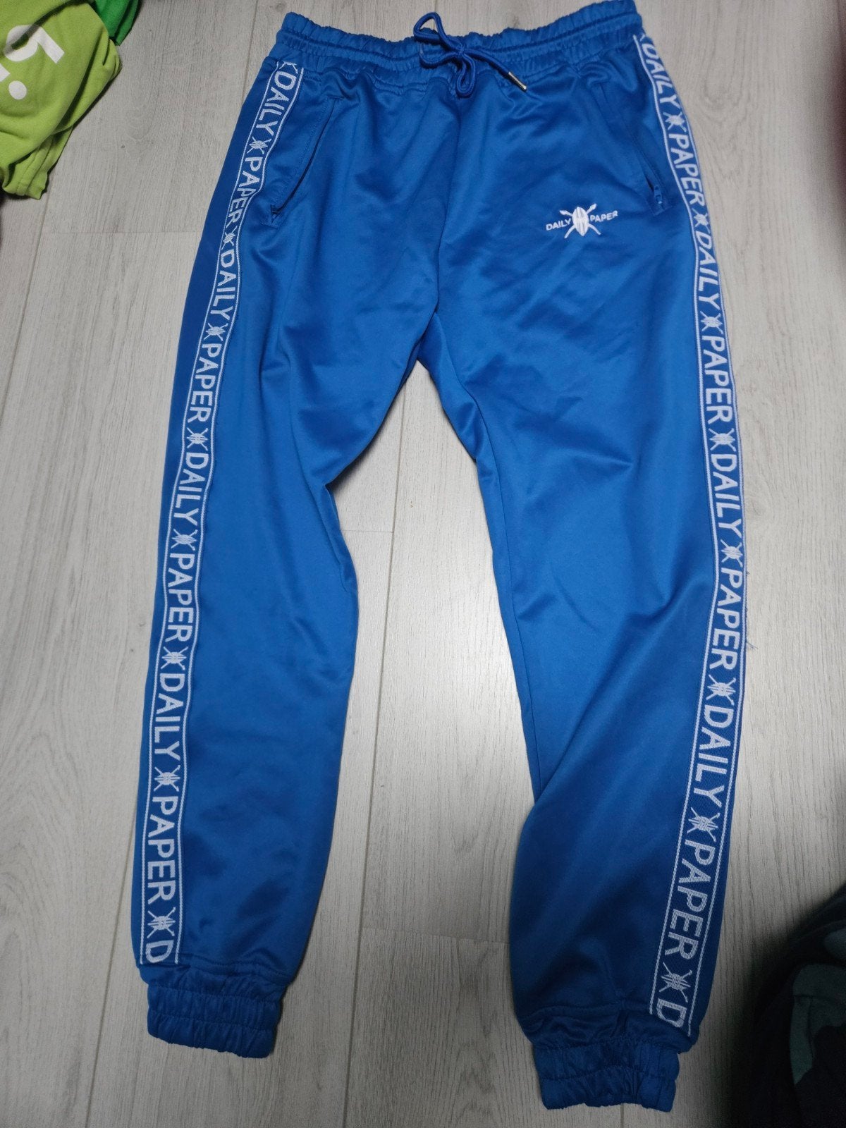 Daily Paper trainingsbroek - Blauw - Maat S, Blauw, Ophalen of Verzenden, Zo goed als nieuw, Daily Paper