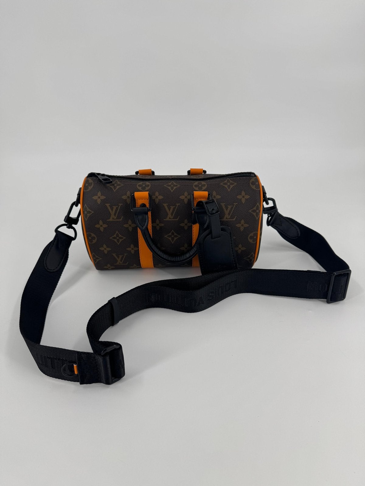 Louis Vuitton Monogram Speedy Bandoulière 25 Oranje, Ophalen of Verzenden, Zo goed als nieuw, Bruin, Handtas