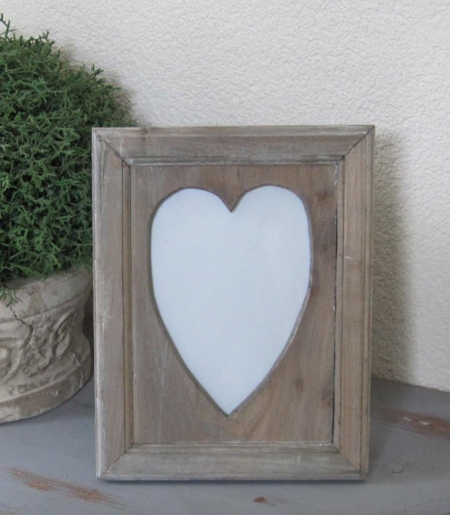 Brocante fotolijst van steigerhout, Ophalen of Verzenden