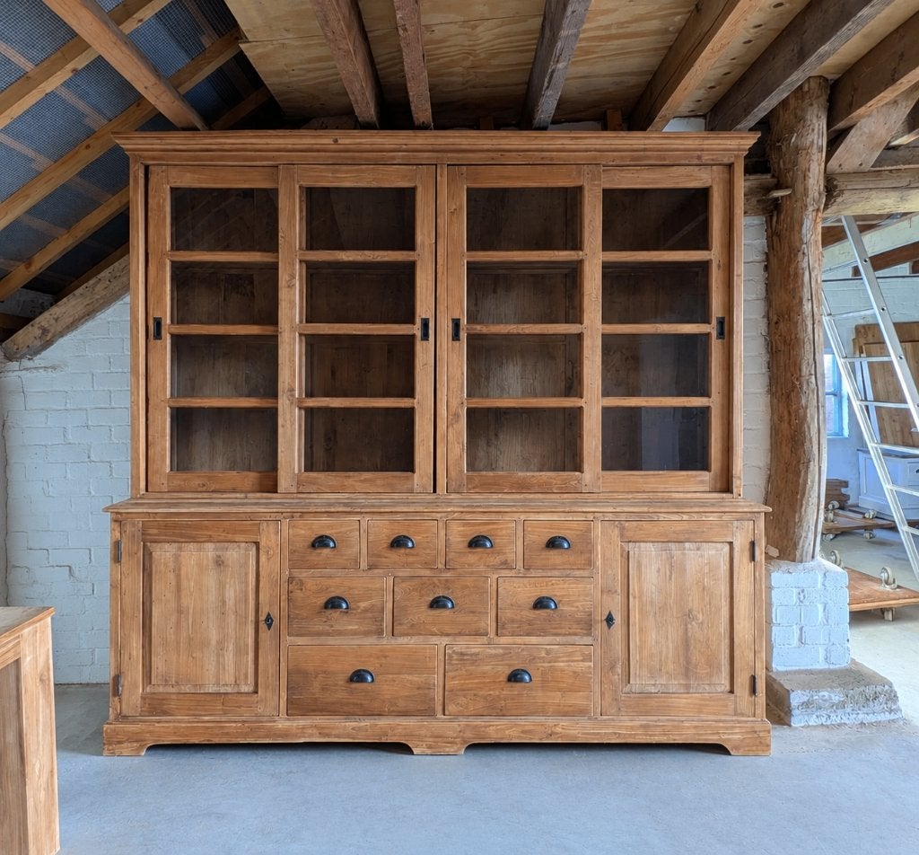 Showroommodel Teak Buffetkast 260 cm, Ophalen, 200 cm of meer, Met lade(s), Zo goed als nieuw