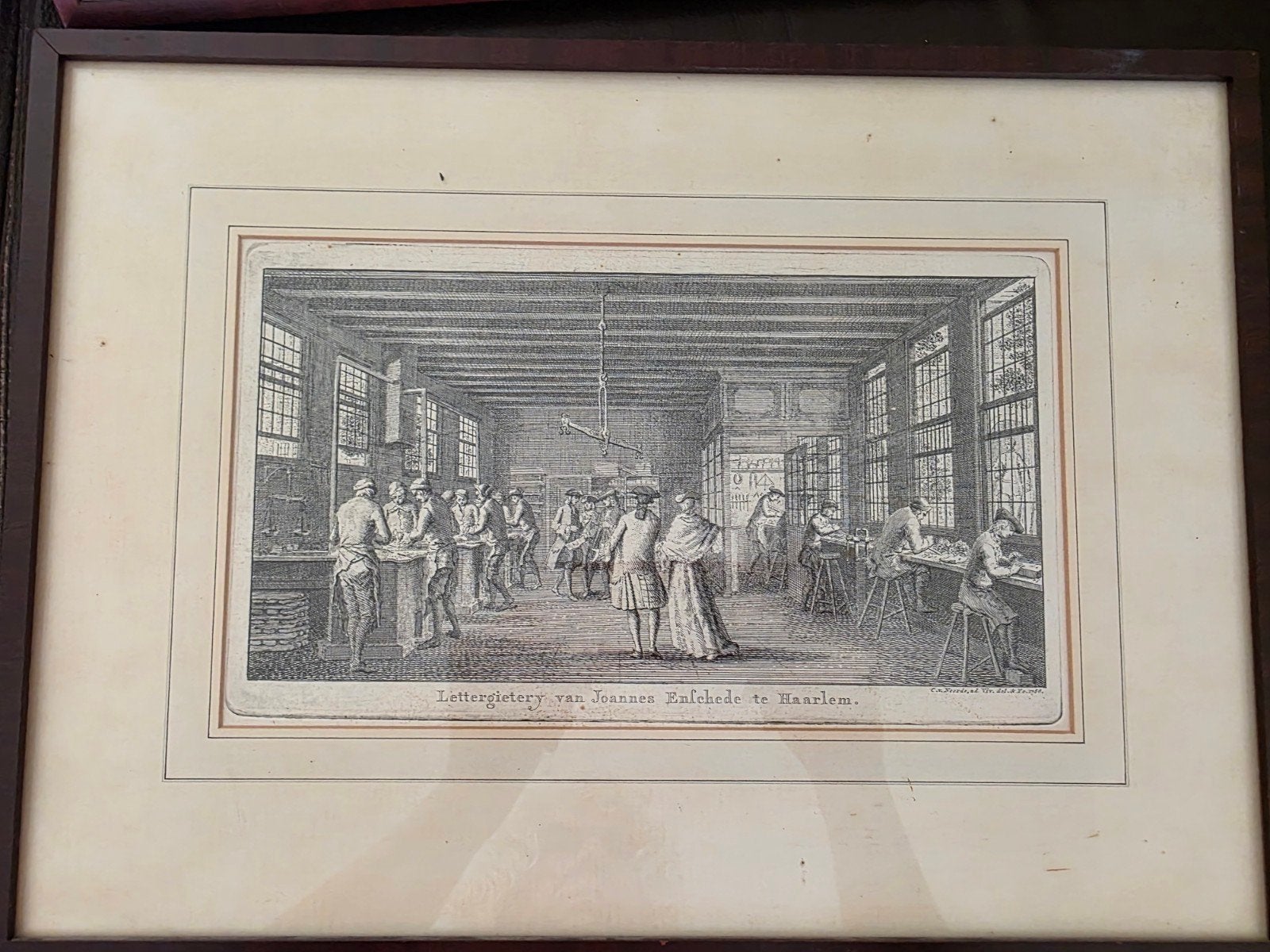Lettergietery van Joannes Enschedé te Haarlem",, Antiek en Kunst, Ophalen of Verzenden