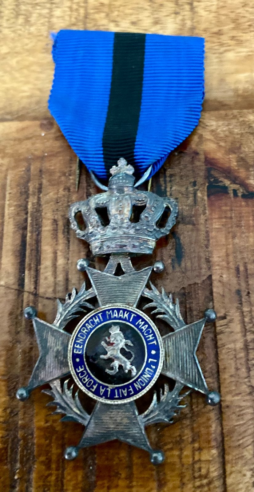Belgische medaille Ridderkruis in de Orde van Leopold II, Verzenden, Landmacht, Overige gebieden, Lintje, Medaille of Wings