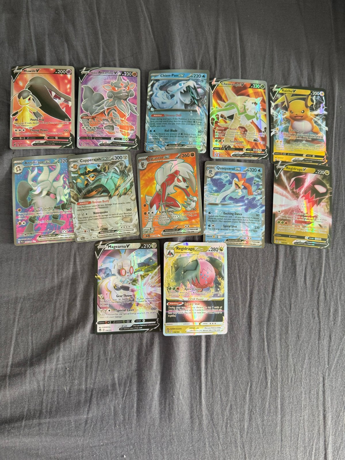 Pokémon Kaarten Collectie - V, VSTAR, EX en meer, Ophalen, Zo goed als nieuw, Meerdere kaarten