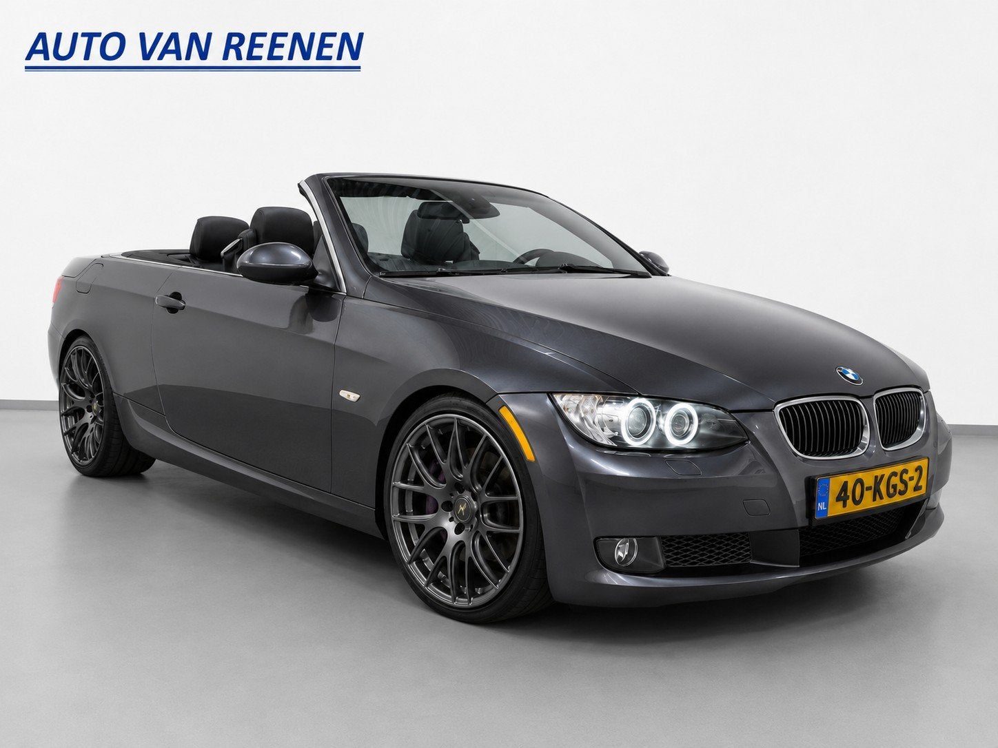 BMW 335i cabrio ,306 pk, Auto's, BMW, Bedrijf, Te koop, 3-Serie, Benzine, Cabriolet, Automaat, Geïmporteerd, Zilver of Grijs, Zwart
