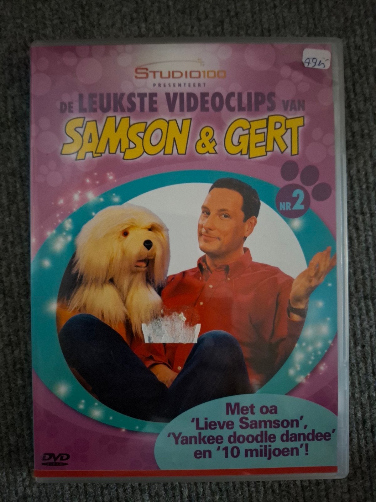 Samson & Gert - De Leukste Videoclips Nr. 2 DVD, Gebruikt, Verzenden, Alle leeftijden, Nederlands