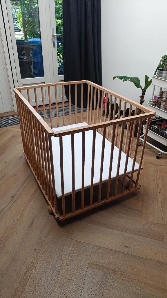 Petit Amelie Inklapbare Baby Box incl boxkleed, Kinderen en Baby's, Boxen, Ophalen, Gebruikt, Rechthoekig, In hoogte verstelbaar