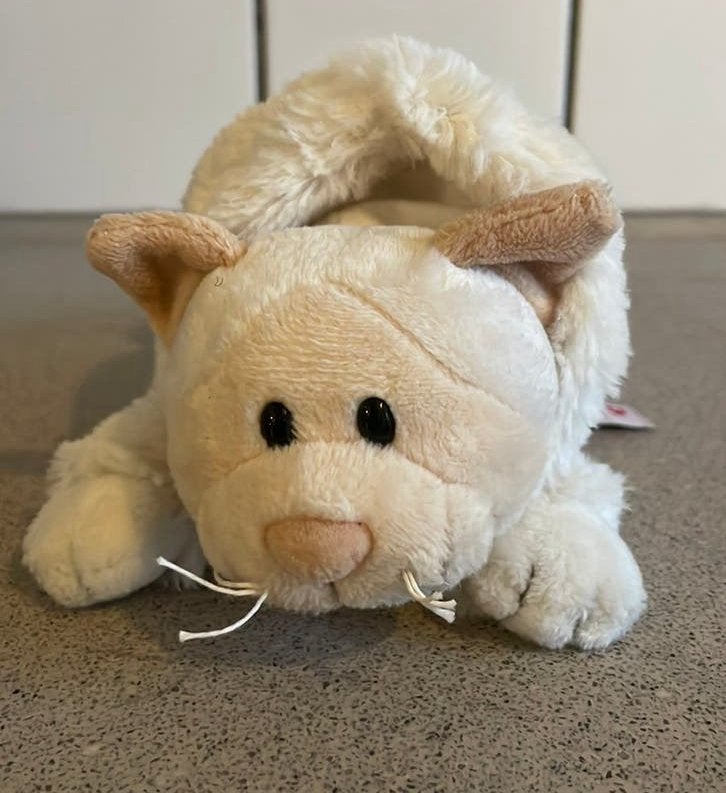 Nici kat poes pluche (nieuw!) met capuchon sneeuwkat, Ophalen of Verzenden, Zo goed als nieuw