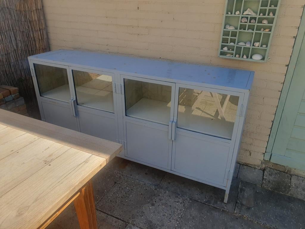 Metalen dressoir kast tuin of binnen, Ophalen, Gebruikt