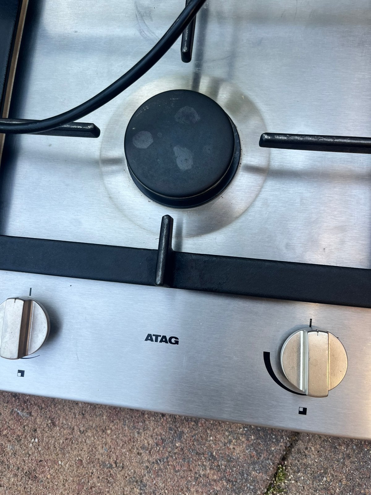 ATAG 4-pits gaskookplaat – nette staat, Witgoed en Apparatuur, Kookplaten, Ophalen, Zo goed als nieuw, Inbouw, Gas