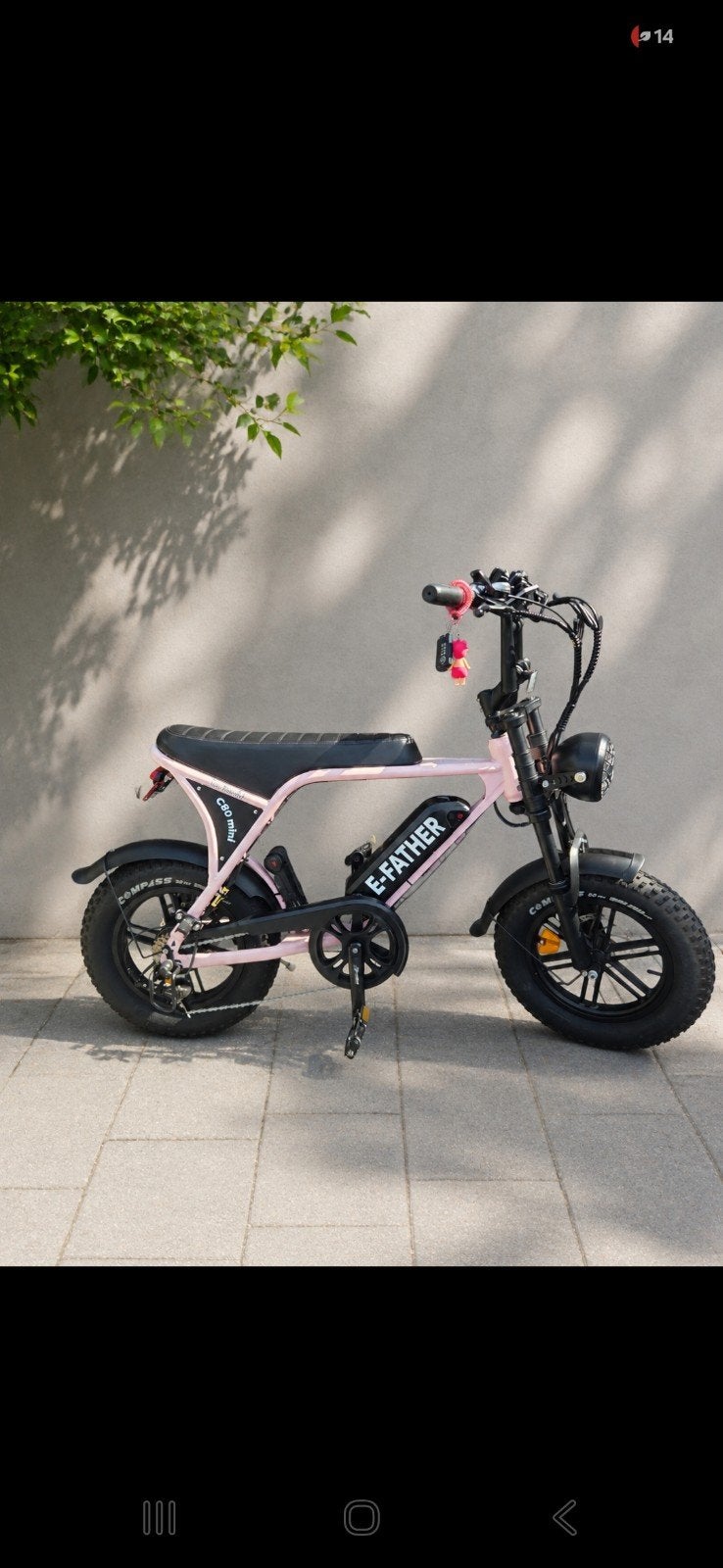 E-FATHE C80 Mini E-bike - Roze, Zo goed als nieuw, Fietsen en Brommers, Overige merken, Ophalen of Verzenden, Zo goed als nieuw
