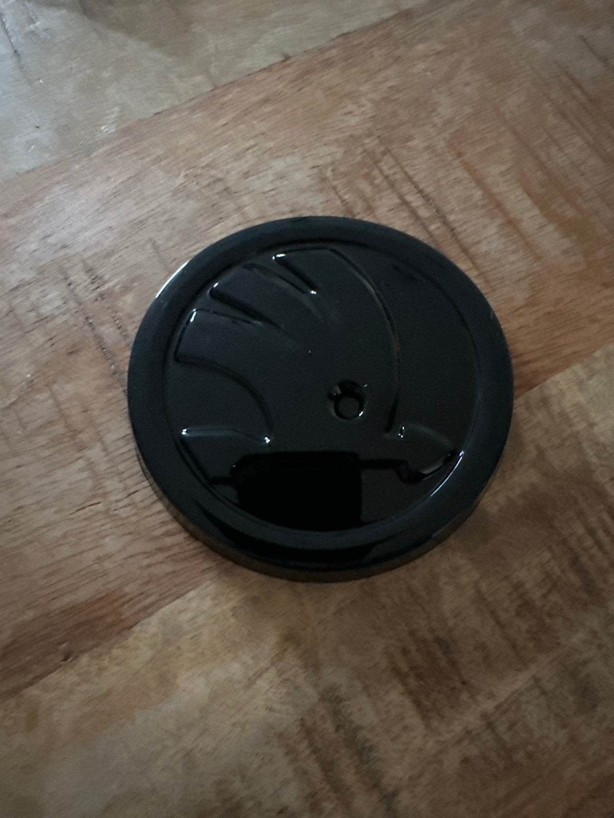 Skoda logo embleem zwart 9cm, Ophalen of Verzenden, Nieuw