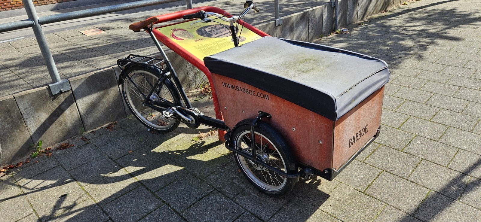 Babboe big bakfiest, Fietsen en Brommers, Ophalen, Gebruikt, 4 kinderen of meer, Overige merken