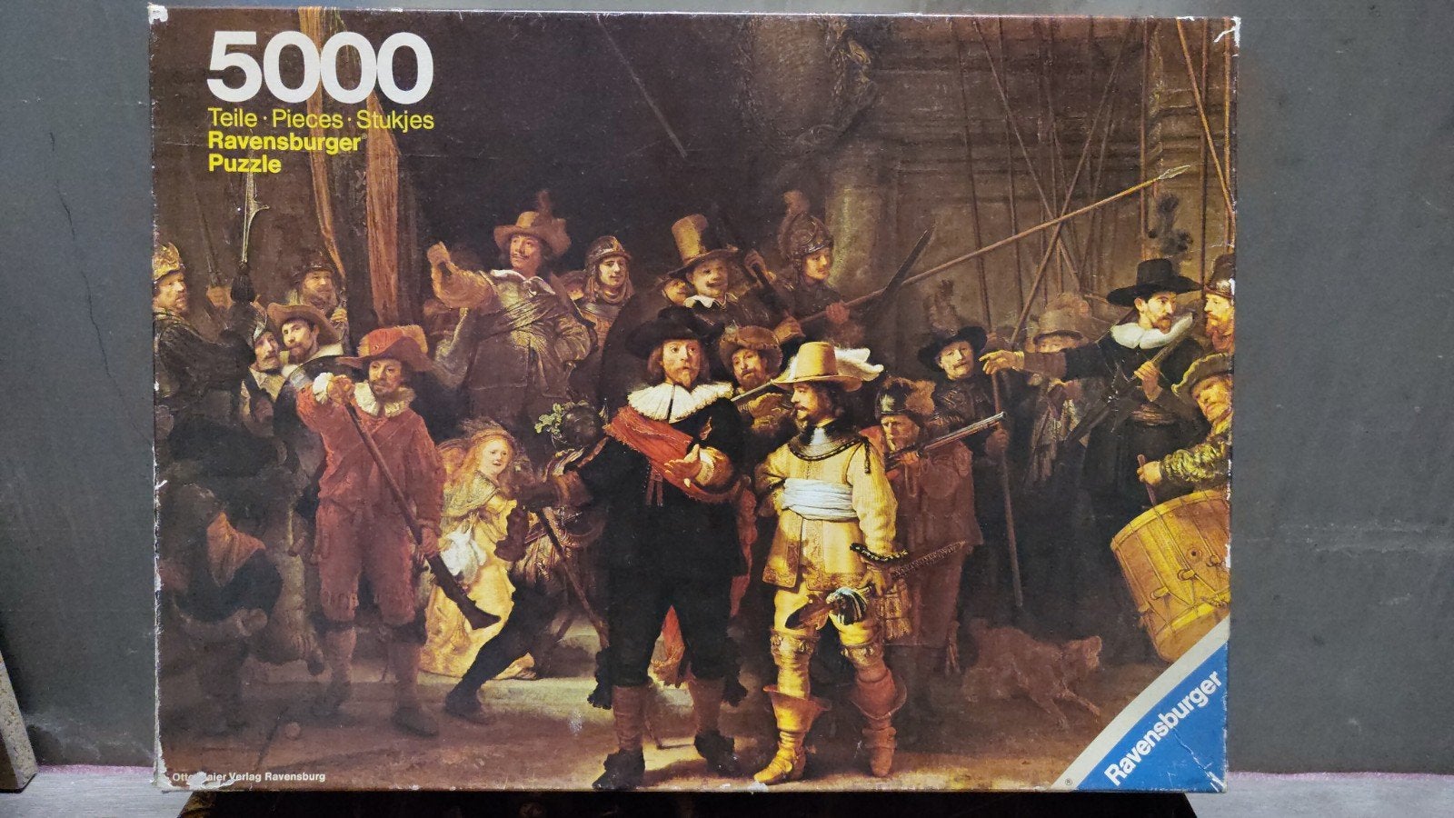 Ravensburger De Nachtwacht Puzzel 5000 stukjes, Ophalen, Meer dan 1500 stukjes, Gebruikt, Legpuzzel