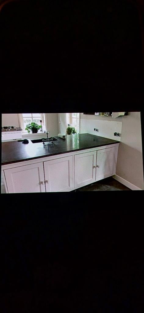 Kook eiland, Huis en Inrichting, Keuken | Complete keukens, Gebruikt, Crème, Graniet of Steen, Ophalen