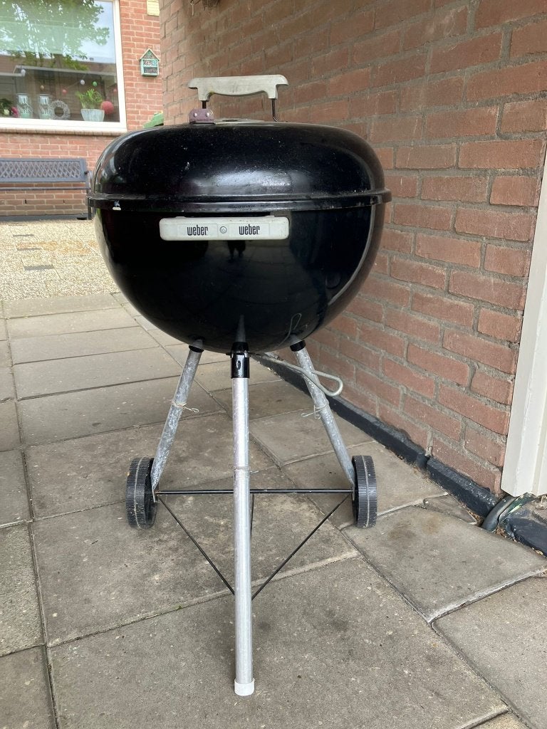Webber BBQ i.z.g.s. 47 cm doorsnee (Zwart), Ophalen, Gebruikt, Webber