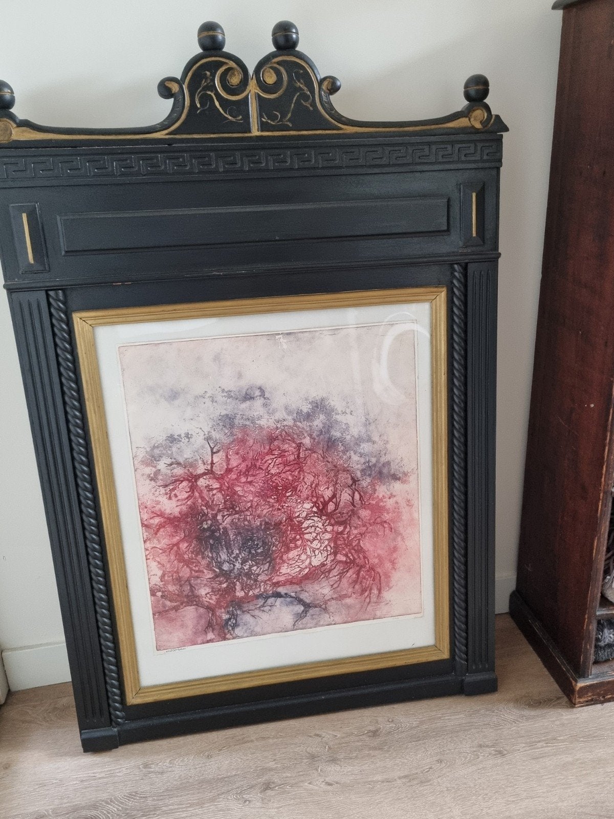 Prachtige ingelijste Litho Elmar Gille, Antiek en Kunst, Ophalen