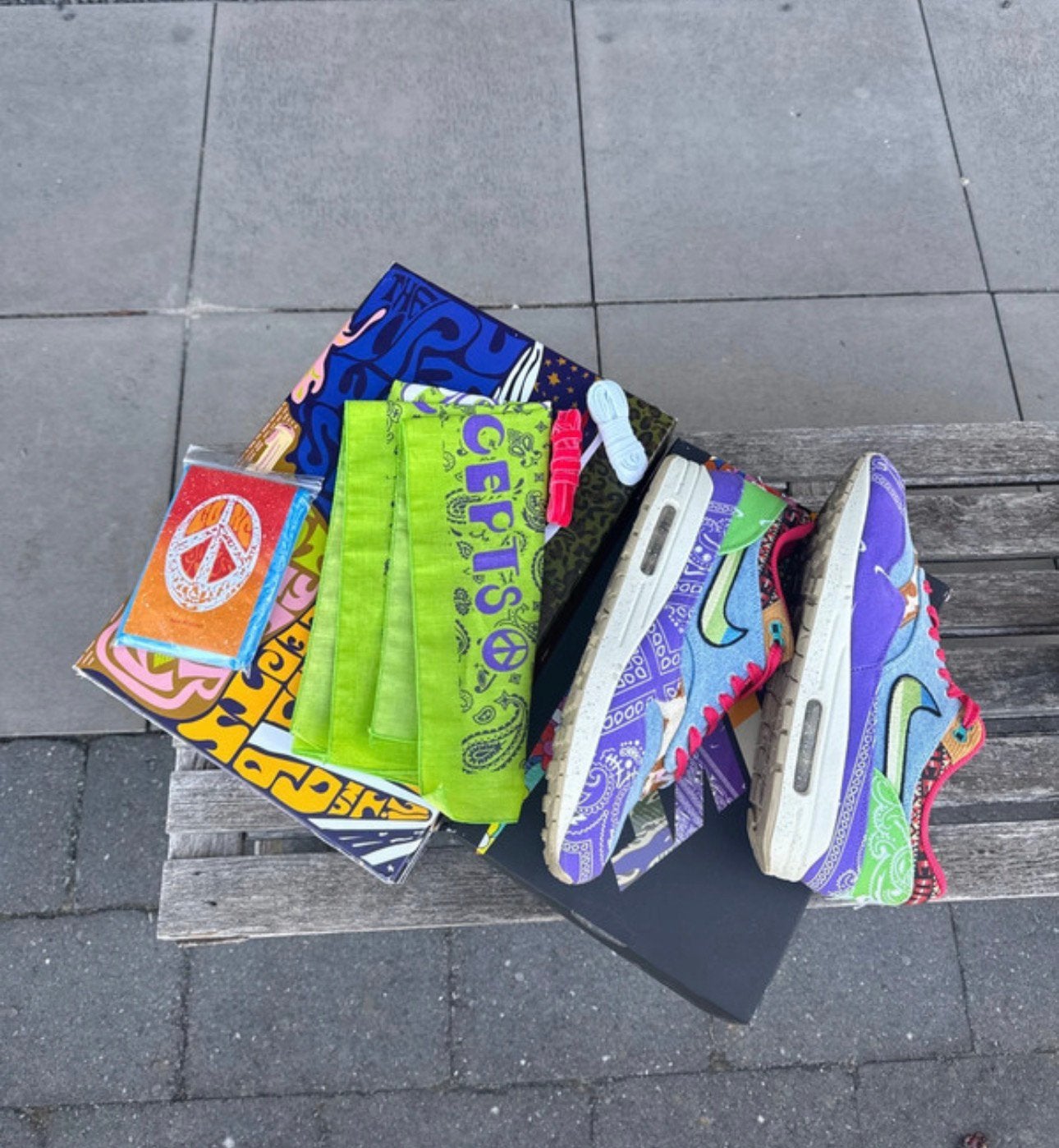 Nike Air Max 1 Concepts far out 45 Eu, Overige kleuren, Nike, Ophalen of Verzenden, Sneakers of Gympen