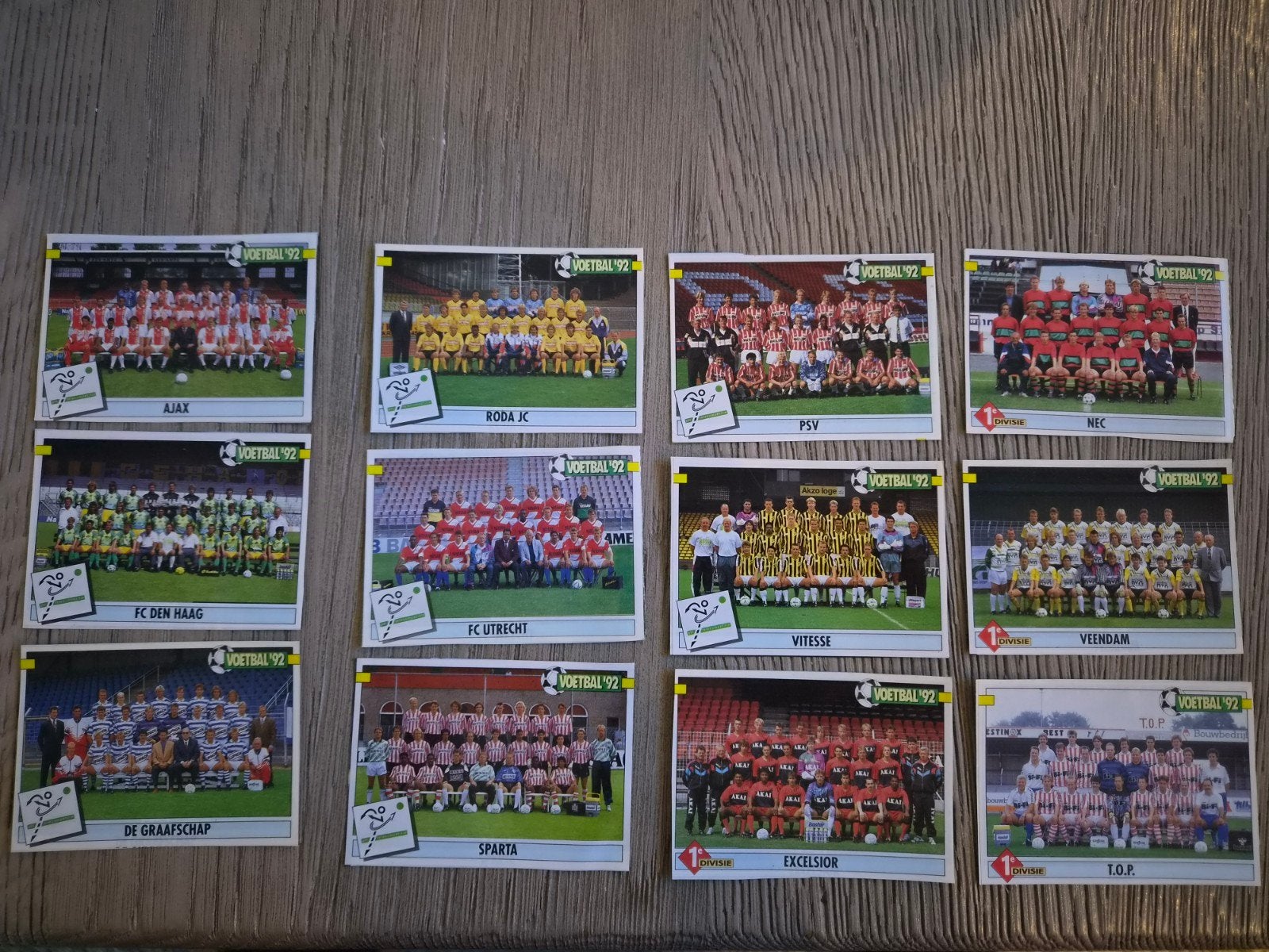 Panini Voetbal 92 Plaatjes recup/ knip, Ophalen of Verzenden, Gebruikt, Overige binnenlandse clubs, Poster, Plaatje of Sticker