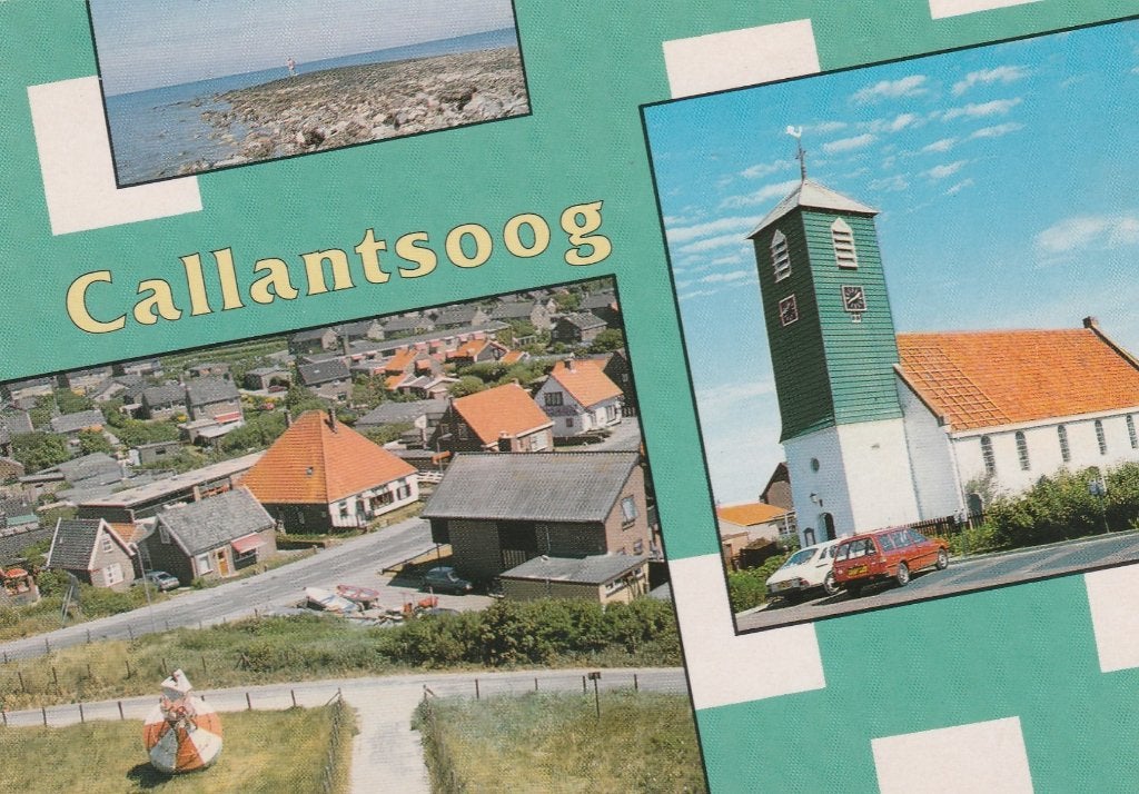 CALLANTSOOG Panorama Kerk Saab, Verzamelen, Verzenden, 1980 tot heden, Gelopen, Noord-Holland