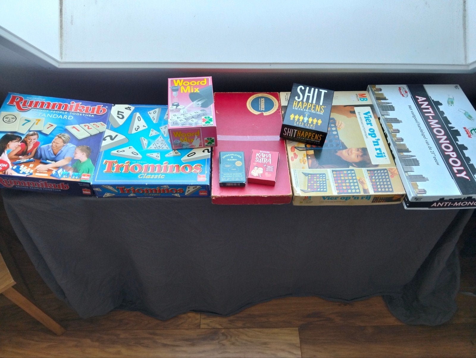 Diverse bordspellen en kaartspellen - Set van 8, Vijf spelers of meer, Ophalen of Verzenden, Gebruikt