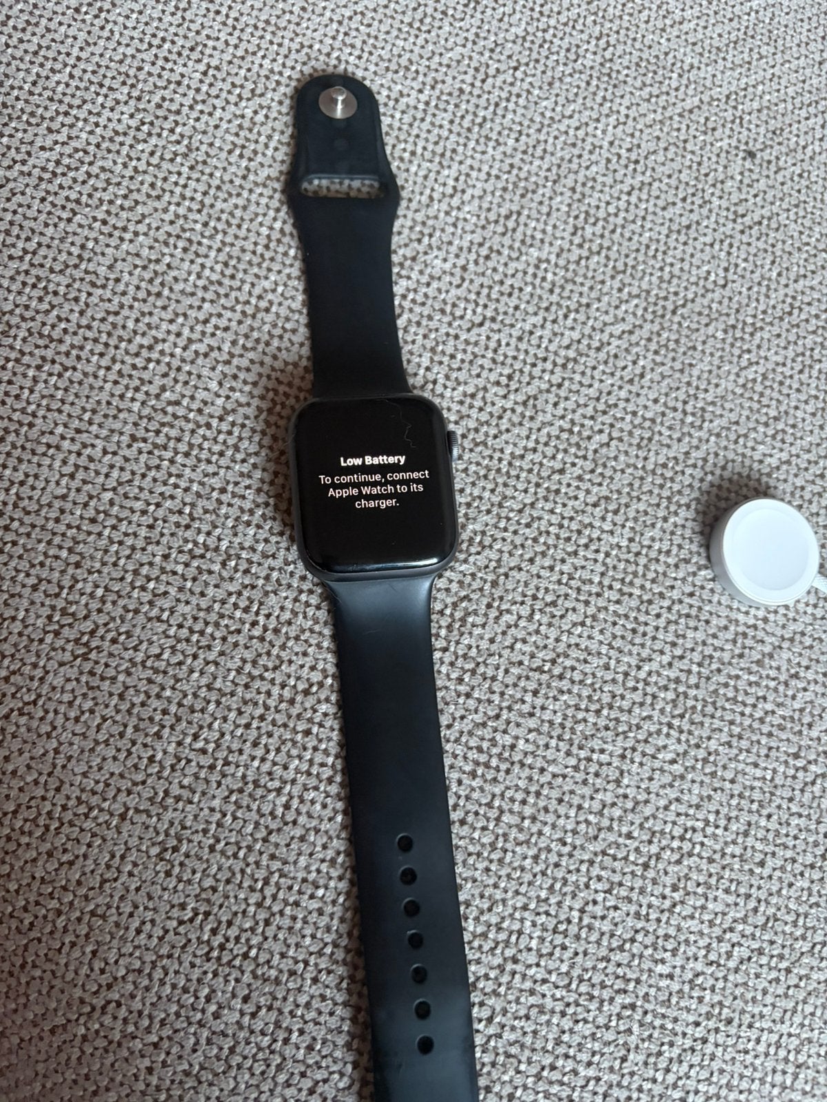 Apple watch, Ophalen of Verzenden, Zo goed als nieuw, Zwart, IOS