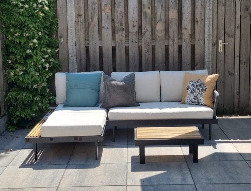 Ikea Revskär 3-zits loungebank, Tuin en Terras, Tuinsets en Loungesets, Ophalen, Zo goed als nieuw, 3 zitplaatsen