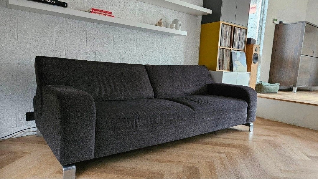 Leolux B-Flat Tweezitsbank - Grote Tweezitter, Gebruikt, Tweepersoons, 75 tot 100 cm, Ophalen of Verzenden