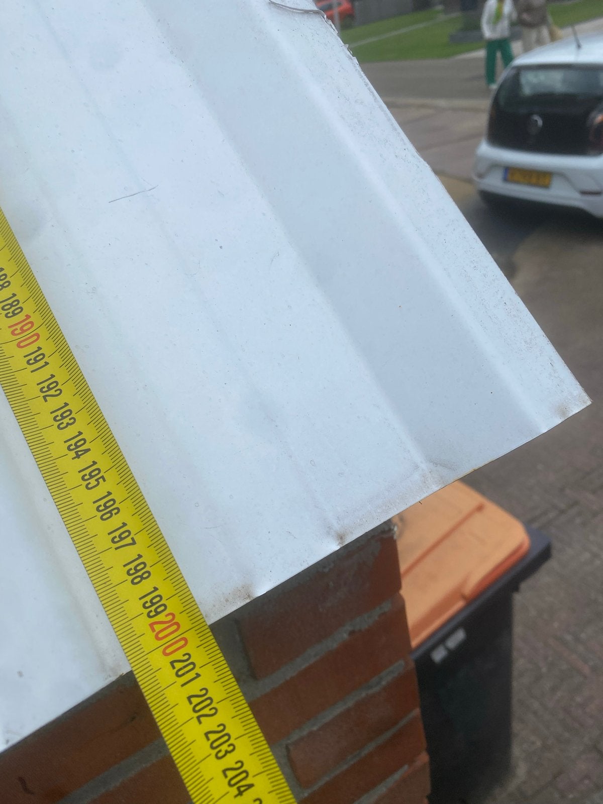 Witte Damwandplaten voor Dak of Gevel, Gebruikt, Overige kleuren, 15 m² of meer, Metaal