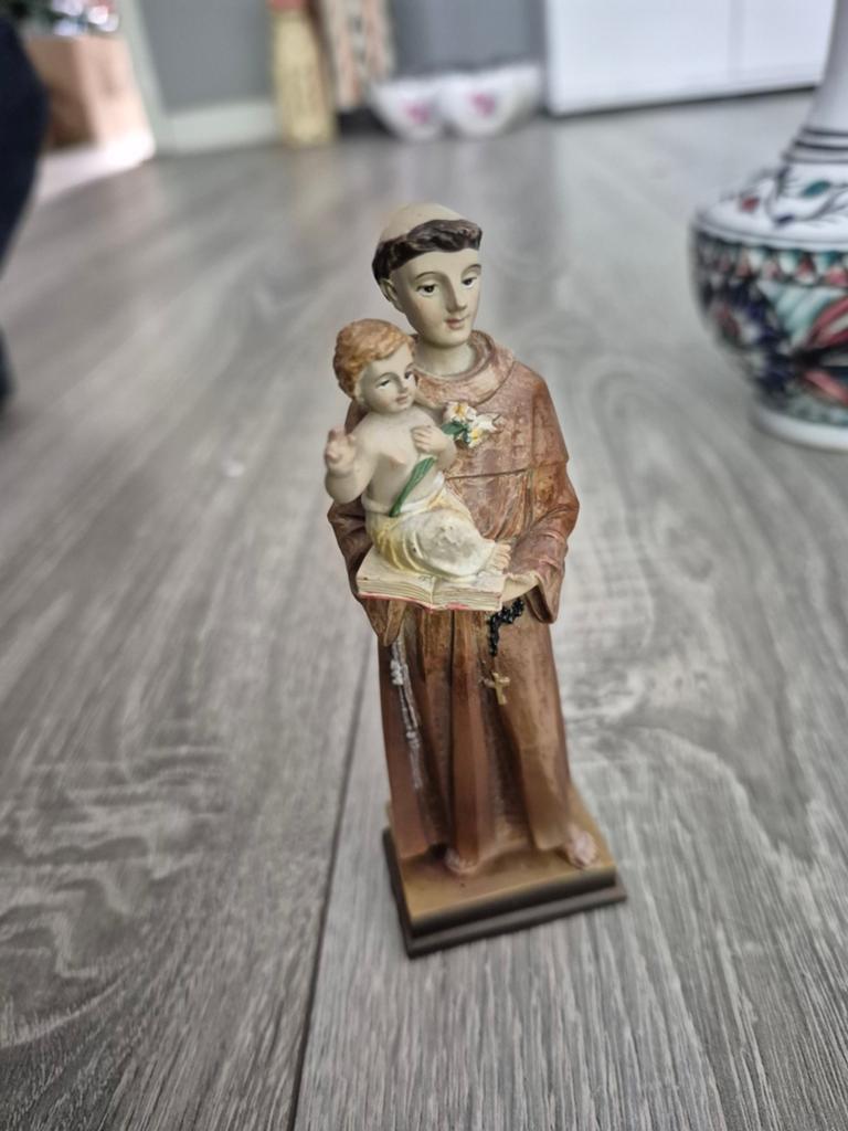 Beeldje van Sint Antonius met kindje Jezus, Ophalen of Verzenden