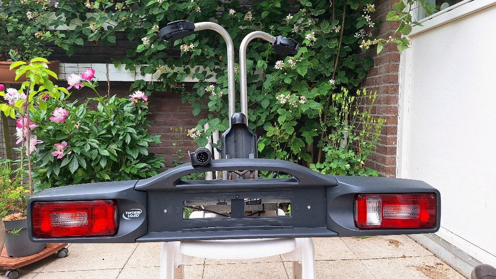 Fietsendrager Twinny Load, Auto diversen, Fietsendragers, Ophalen, 2 fietsen, Gebruikt, Trekhaakdrager