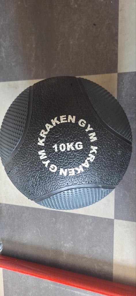 Kraken Gym Medicijnbal 10KG, Ophalen of Verzenden, Zo goed als nieuw, Benen, Medicijnbal