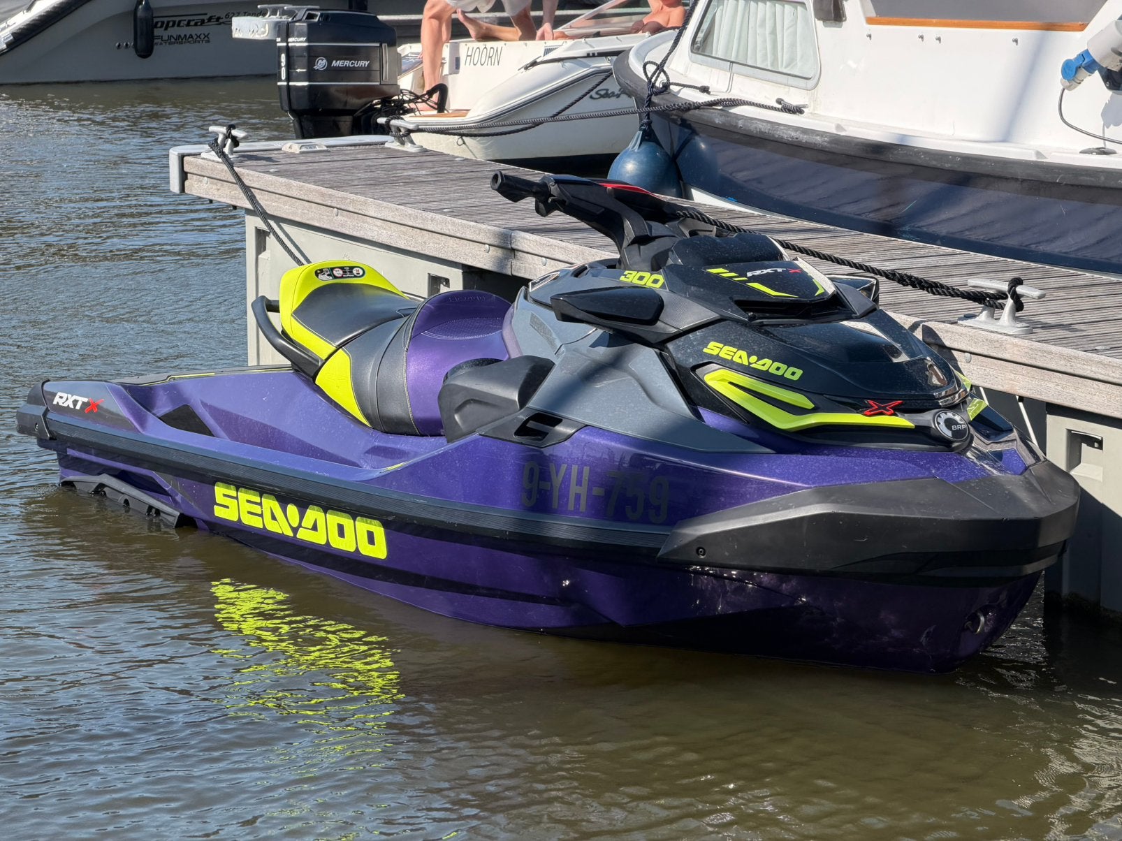 Seadoo RXT 300 - Paars/Geel - Gereviseerde Motor, Ophalen, Gebruikt, Benzine, 200 pk of meer