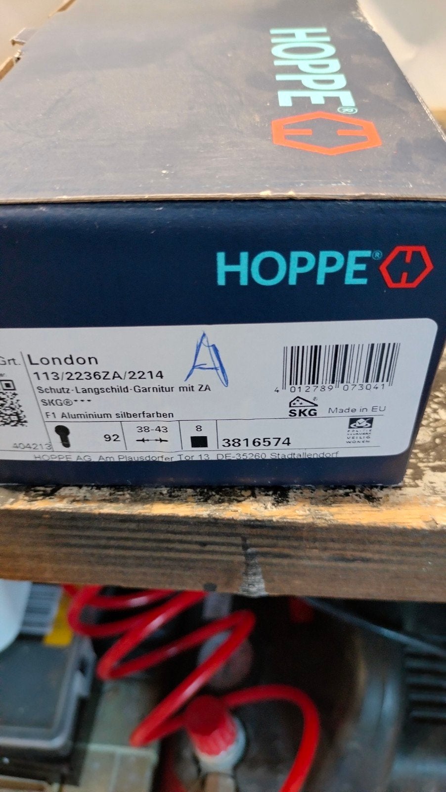 Hoppe London deurbeslag - Nieuw in doos, Ophalen of Verzenden, Nieuw, Overige materialen, Overige typen
