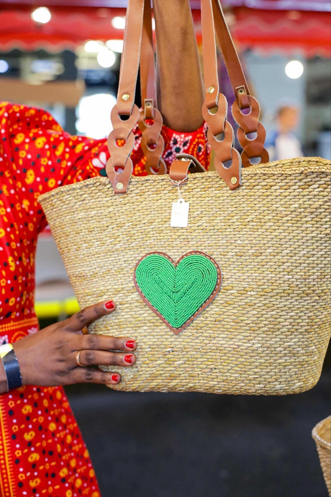 Handgemaakte Vikapu Tas uit Tanzania - Proudly Crafted, Ophalen of Verzenden, Nieuw, Handtas