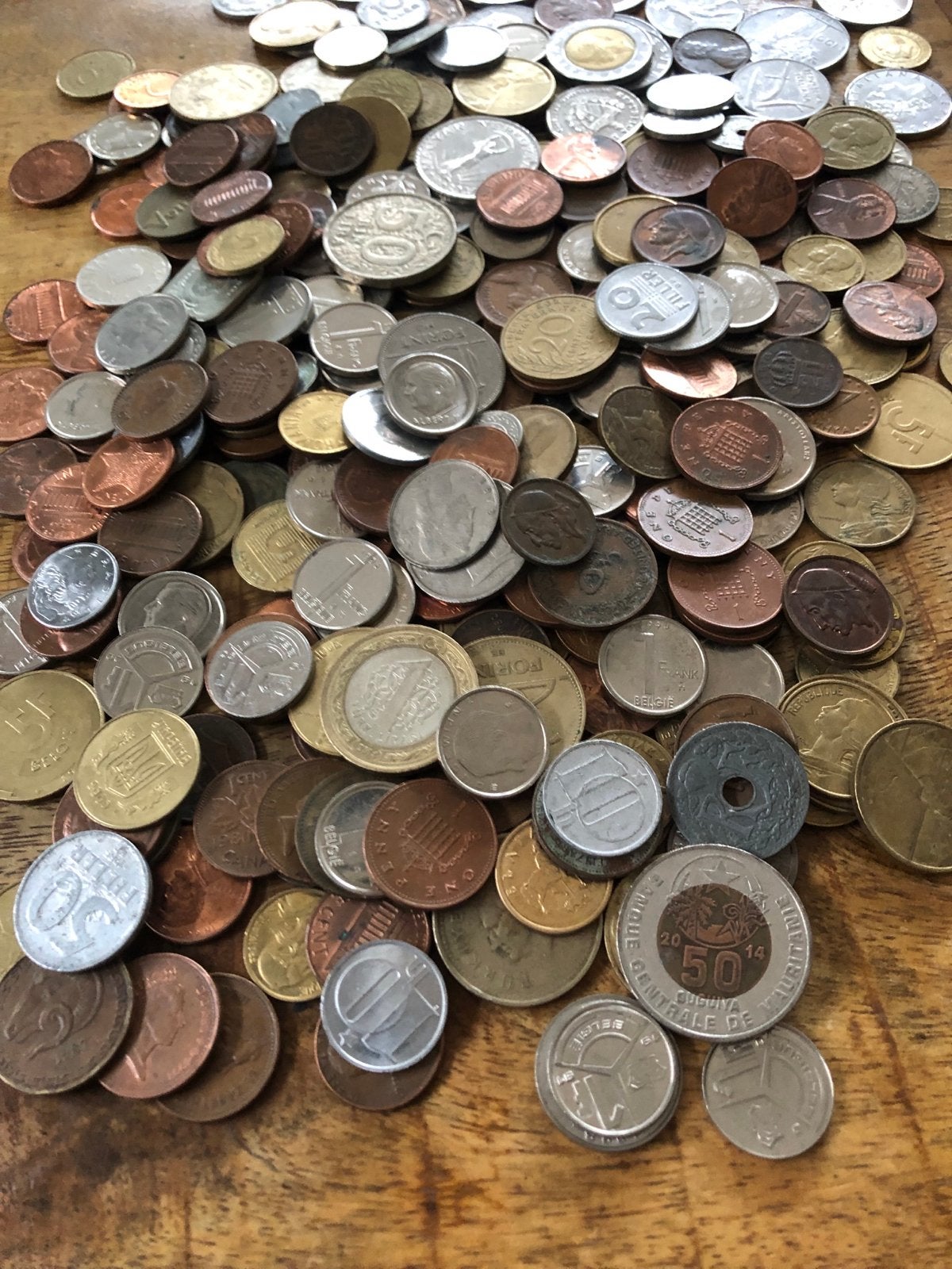 Diverse collectie munten 10 kilo uit verschillende landen, Postzegels en Munten, Ophalen of Verzenden, Overige landen, Setje