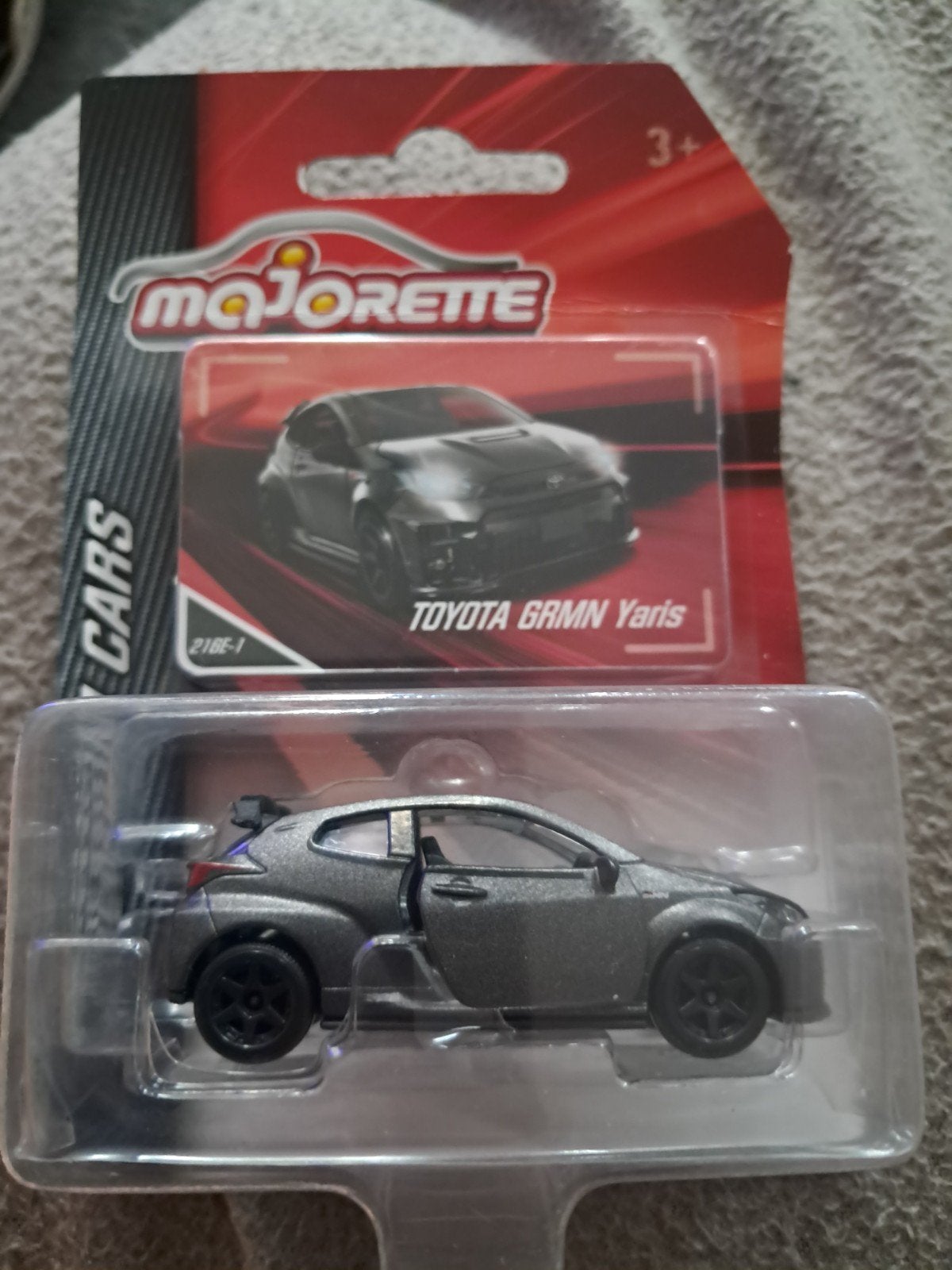 Majorette Toyota GRMN Yaris grijs nieuw in verpakking, Ophalen of Verzenden, Nieuw, Auto