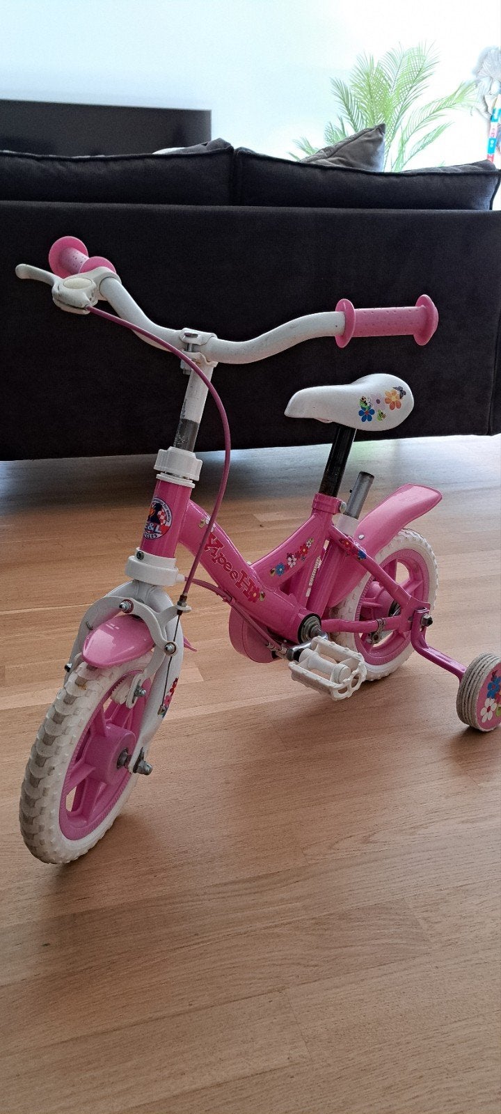 Te koop mooie roze kinderfiets, Fietsen en Brommers, Ophalen, Gebruikt, Minder dan 16 inch