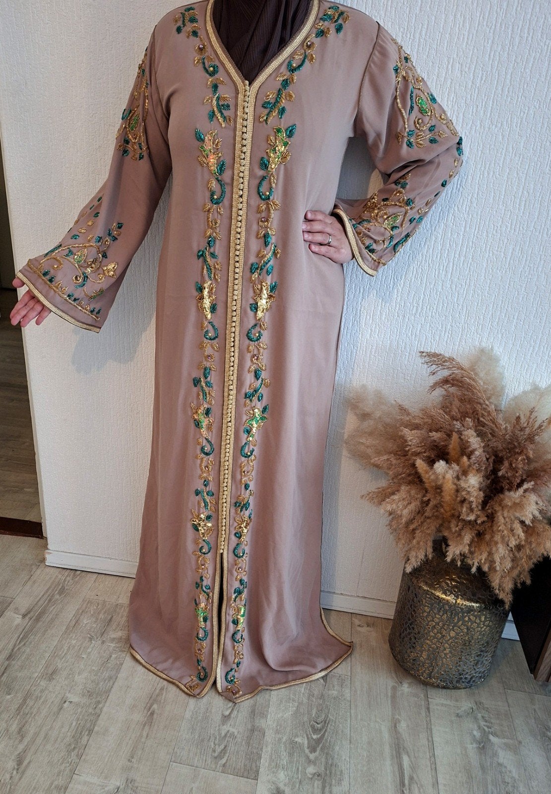 Nieuwe prachtige kaftan, Overige typen, Zwart, Maat 46/48 (XL) of groter, Ophalen of Verzenden
