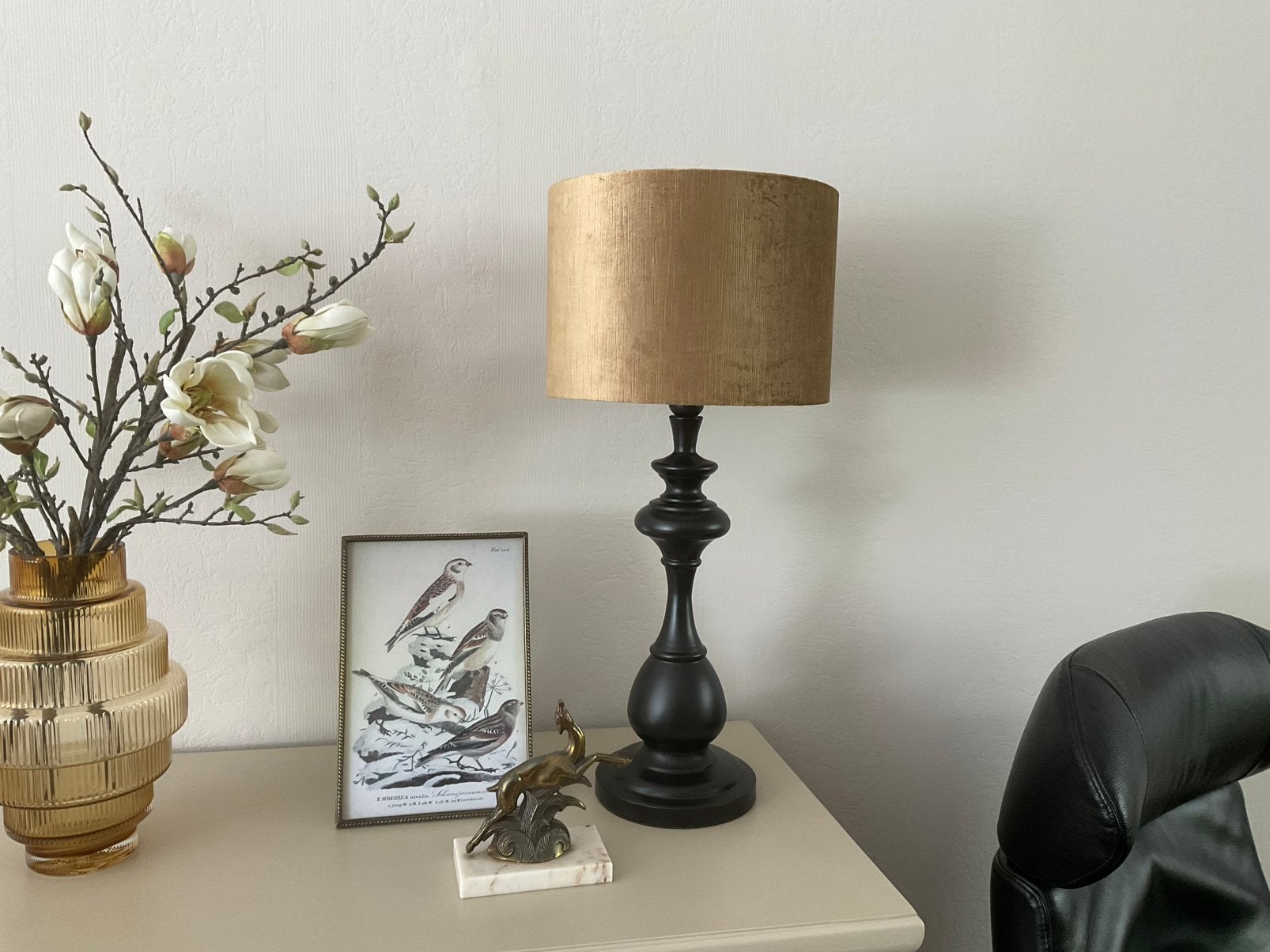 Schemerlamp met kap, Ophalen, Zo goed als nieuw, Schemerlamp