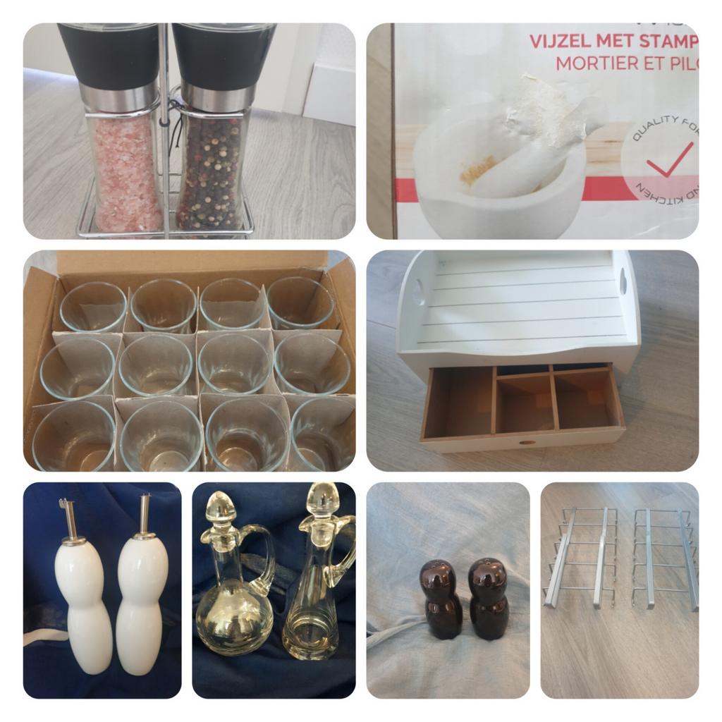 Diverse voor keuken, Ophalen, Meerkleurig, Overige merken, Glas