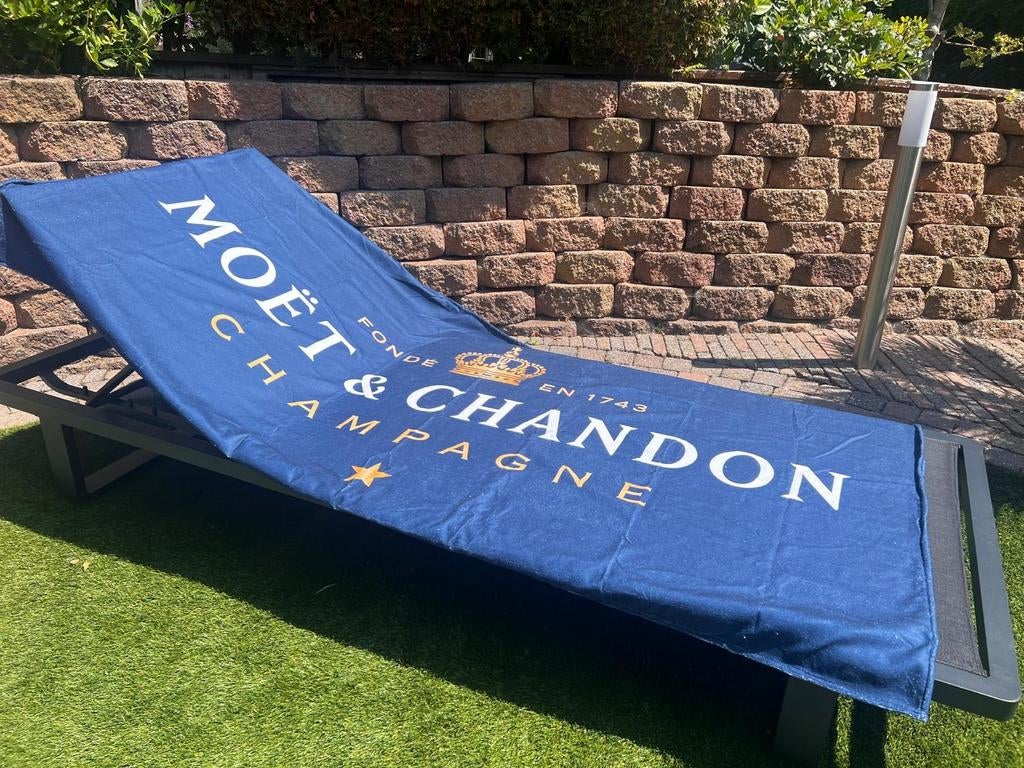 Beschermende MOËT & CHANDON Plaid/handdoek voor de sloep  XL, Watersport en Boten, Accessoires en Onderhoud, Nieuw, Interieur en Kussens