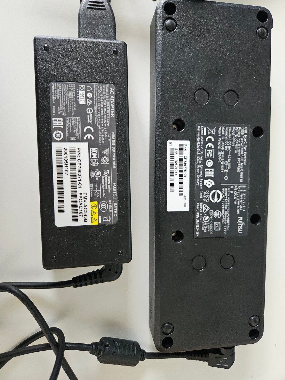 Fujitsu USB Type-C Port Replicator met AC Adapter, Ophalen of Verzenden, Zo goed als nieuw, Fujitsu