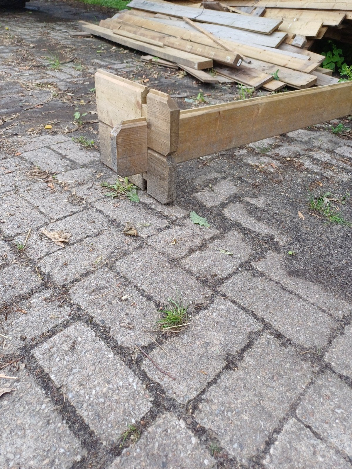 Gewolmineraliseerde tuinhuis planken en blokhut, Ophalen, Minder dan 25 mm, Plank, Minder dan 200 cm